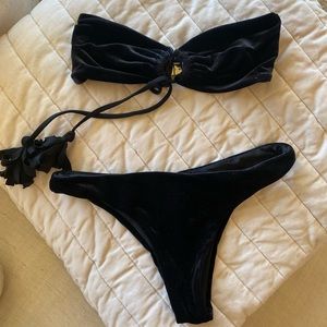 SOLD Velvet Cheeky Bikini - SET